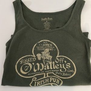 Vintage Green Tank Top